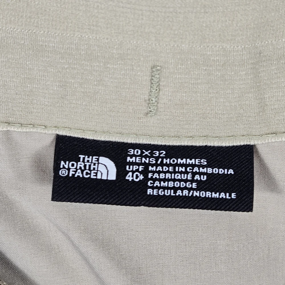 The North Face Paramount Active Hiking Outdoor Camp Pants Mens Size 30x32 Beige